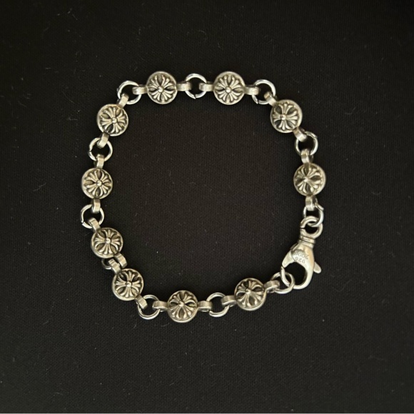 Chrome Hearts Silver Ball and Cross Bracelet - Picture 1 of 4